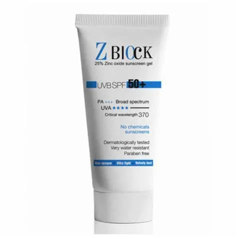 زد بلوك Z Block – 25 أكسيد الزنك جل واقي من الشمس حماية من الشمس 50 مل