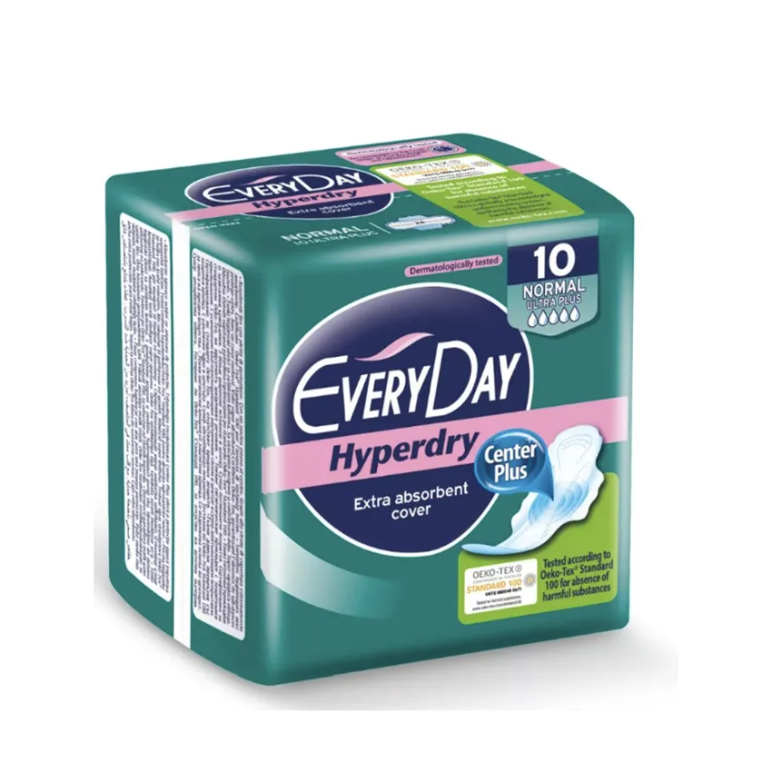 فوط صحية نسائية إيفري داي EveryDay – كل يوم Hyperdry عادي 10 قطع ايفريدي فوط نسائية