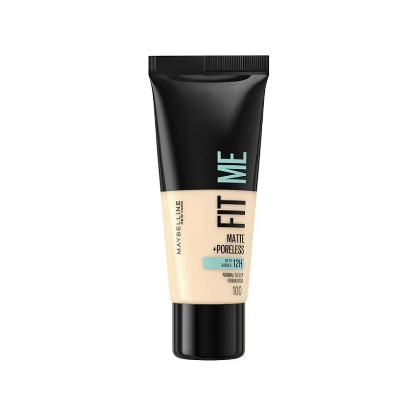 ميبيلين Maybelline – كريم أساس فيت مي من مايبيلين – 100 عاجي دافئ