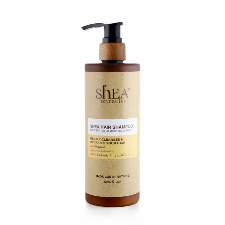 شامبو الشعر شيا ميراكلز Shea Miracles بزيت اللوز والعسل – 300 مل