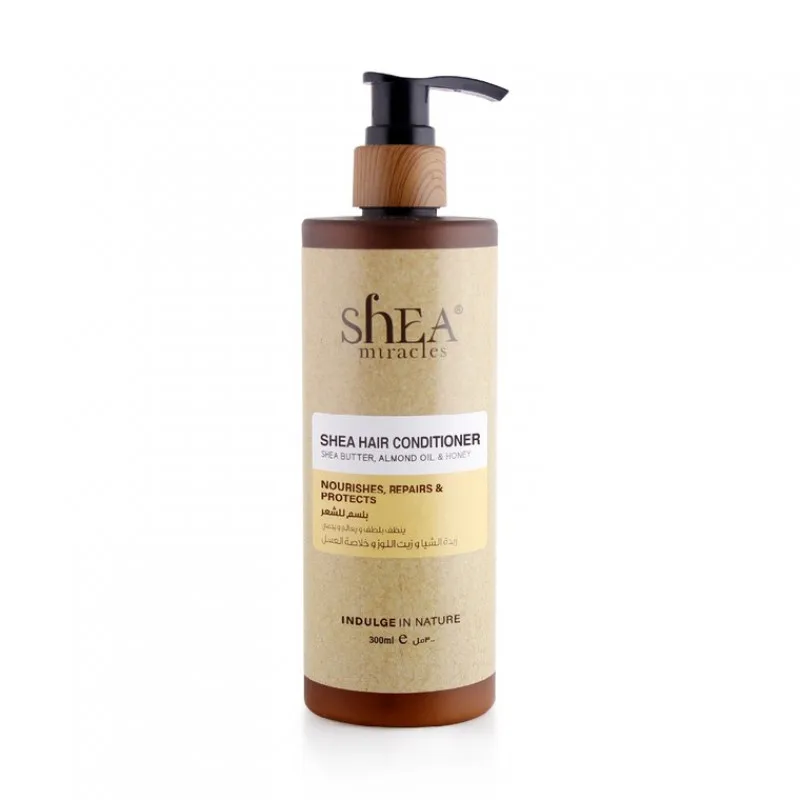بلسم شعر بلسم شيا ميراكلز Shea Miracles بزبدة الشيا وزيت اللوز والعسل 300 مل