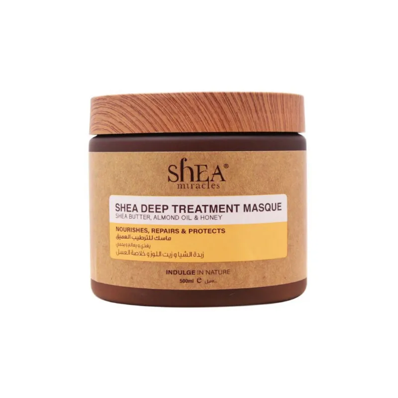 ماسك شعر الشيا ميراكلز Shea Miracles – قناع الشيا للعلاج العميق، 500 مل
