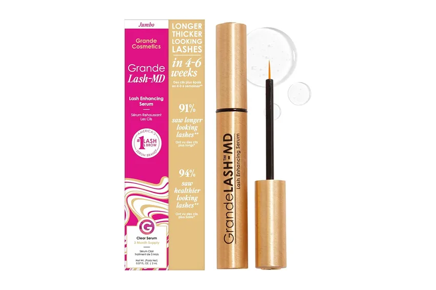 رموش تجميلية جراند كوزمتيكس Grande Cosmetics – مصل تعزيز الرموش من جراند كوزماتكس GrandeLASH – MD كمية 3 اشهر