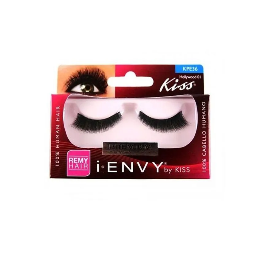 رموش تجميلية كيس آي إنفي KISS i ENVY – رموش كيس آي – إنفي بريميوم هوليوود 01 (KPE36)