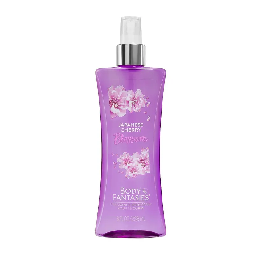 بخاخ جسم معطر بودي فانتسيز Body Fantasies – بودي فانتاسي زهر الكرز الياباني (اختار الحجم)