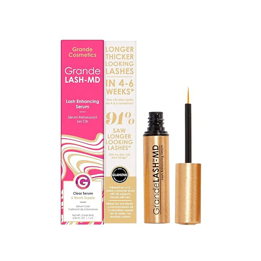 رموش تجميلية جراند كوزمتيكس Grande Cosmetics – مصل تعزيز الرموش GrandeLASH – MD من ، كمية تكفي لمدة 6 أسابيع جراندي كوزماتكس