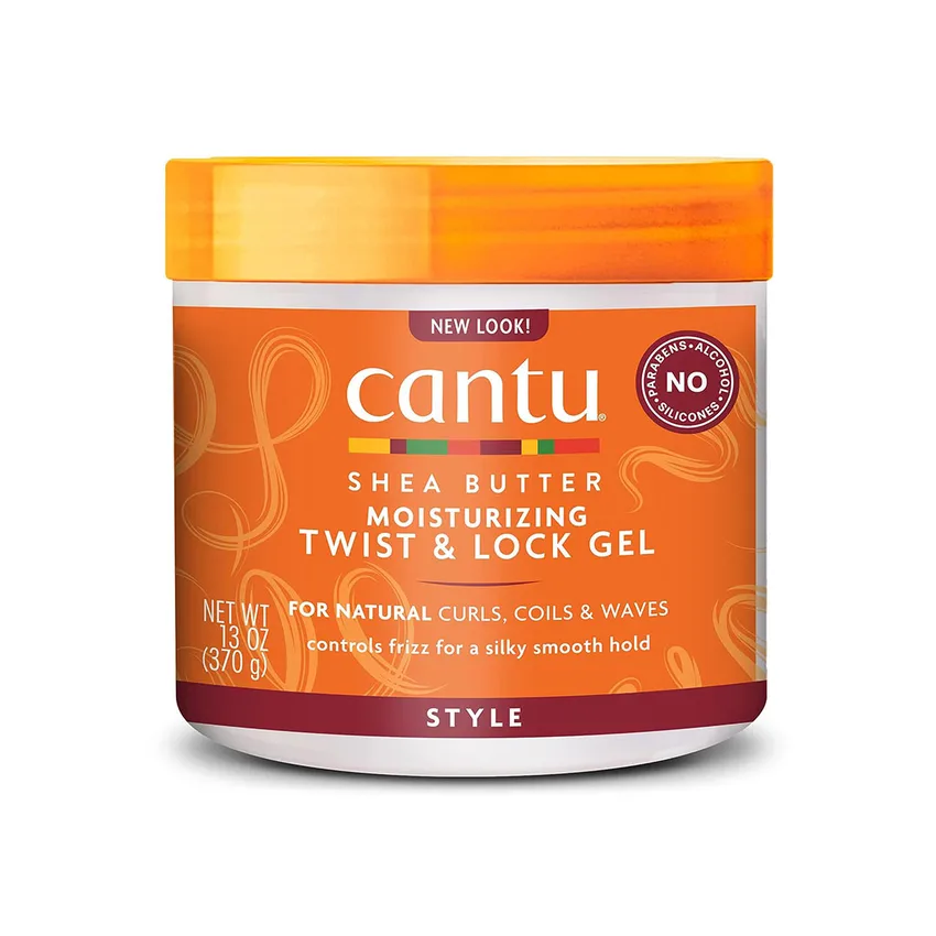 علاج فروة الرأس جل كانتو Cantu المرطب والقفل بزبدة الشيا للشعر الطبيعي، 13 أونصة 370مل