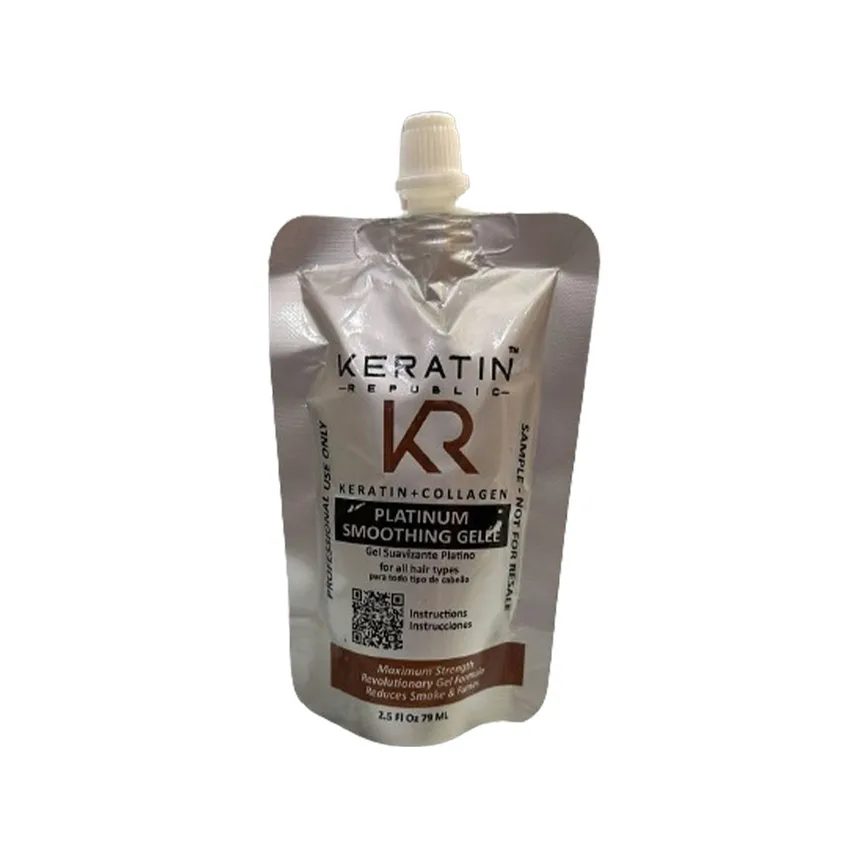 مجموعة عناية بالشعر كيراتين ريبابلك Keratin Republic – كيراتين ريبابليك كراتين المائي مجموعة شامبو بلاتينيوم جيلي بالكولاجين والكيراتين مع مجموعة