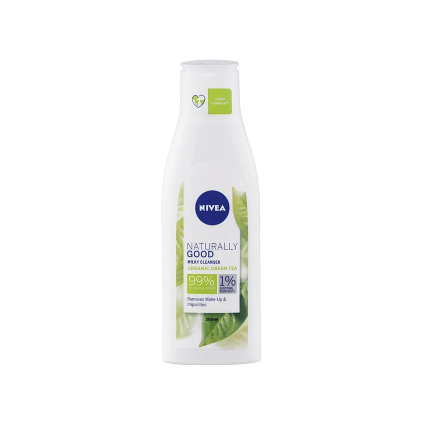 كريم يدين نيڤيا Nivea – نيفيا حليب التنظيف المرطب بالشاي الأخضر العضوي الطبيعي 200 مل