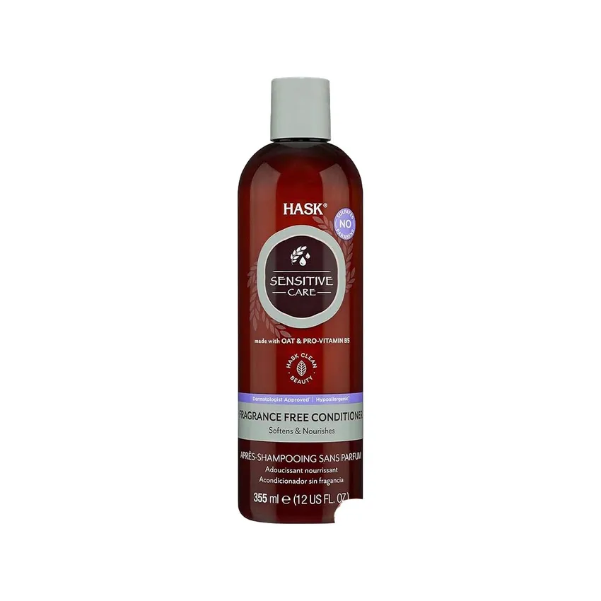 بلسم شعر بلسم هاسك HASK للعناية الحساسة بدون عطر 355 مل