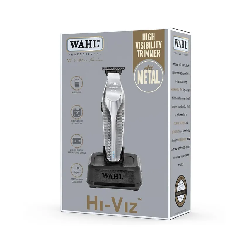 ماكينة تشذيب Hi – Viz عالية الوضوح معدنية بالكامل وال Wahl حلاقة