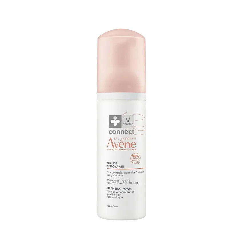 موس تنظيف الوجه أفين Avene موس التنظيف بتركيبة جديدة 150 مل