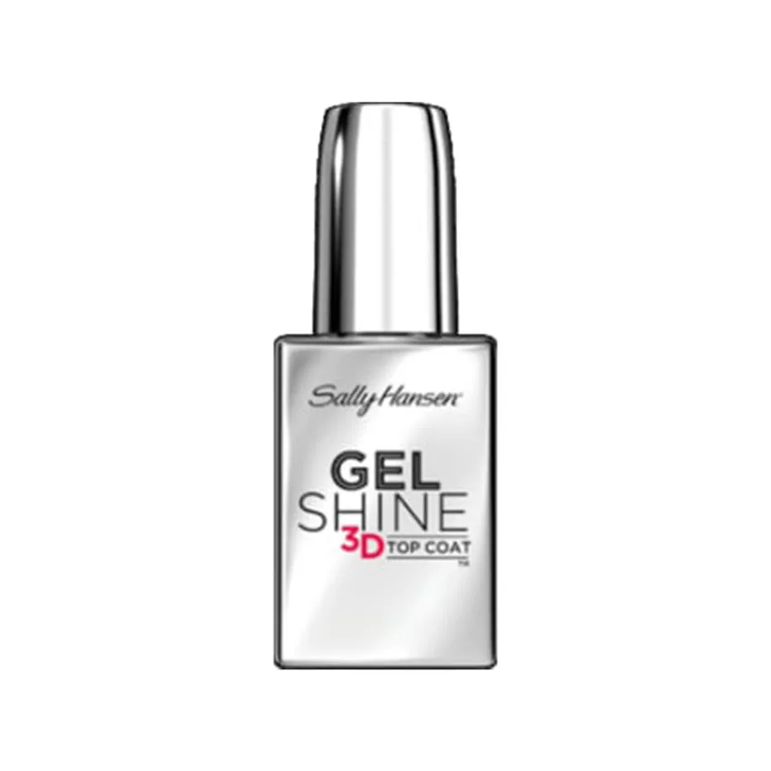 توب كوت جل أظافر سالي هانسن Sally Hansen جل شاين 3D توب كوت شفاف 0.45 أونصة (13.3 مل)