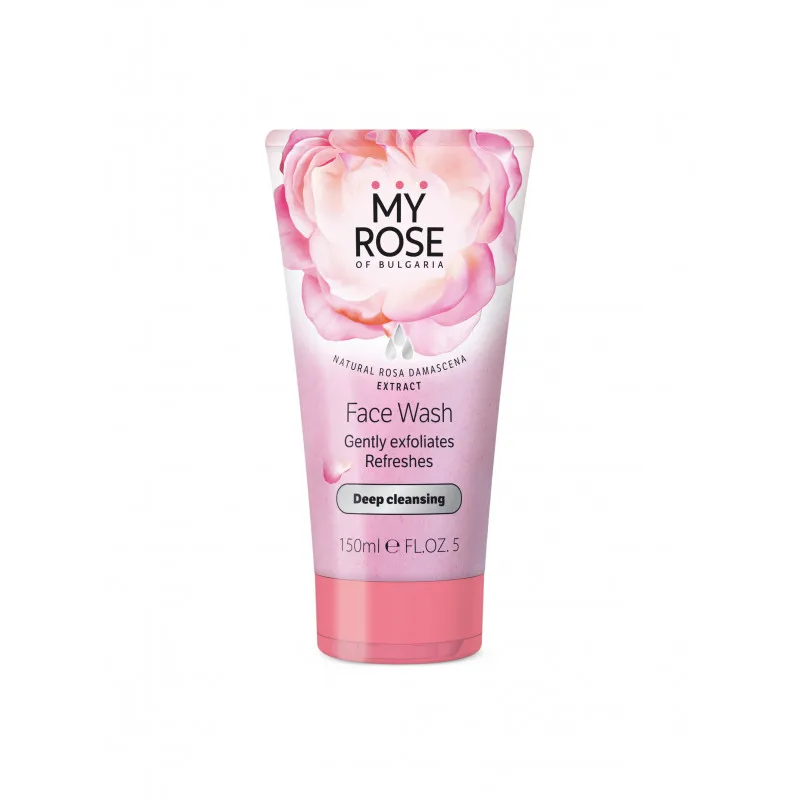 غسول الوجه ماي روز My Rose يقشر البشرة بلطف وينعشها 150 مل