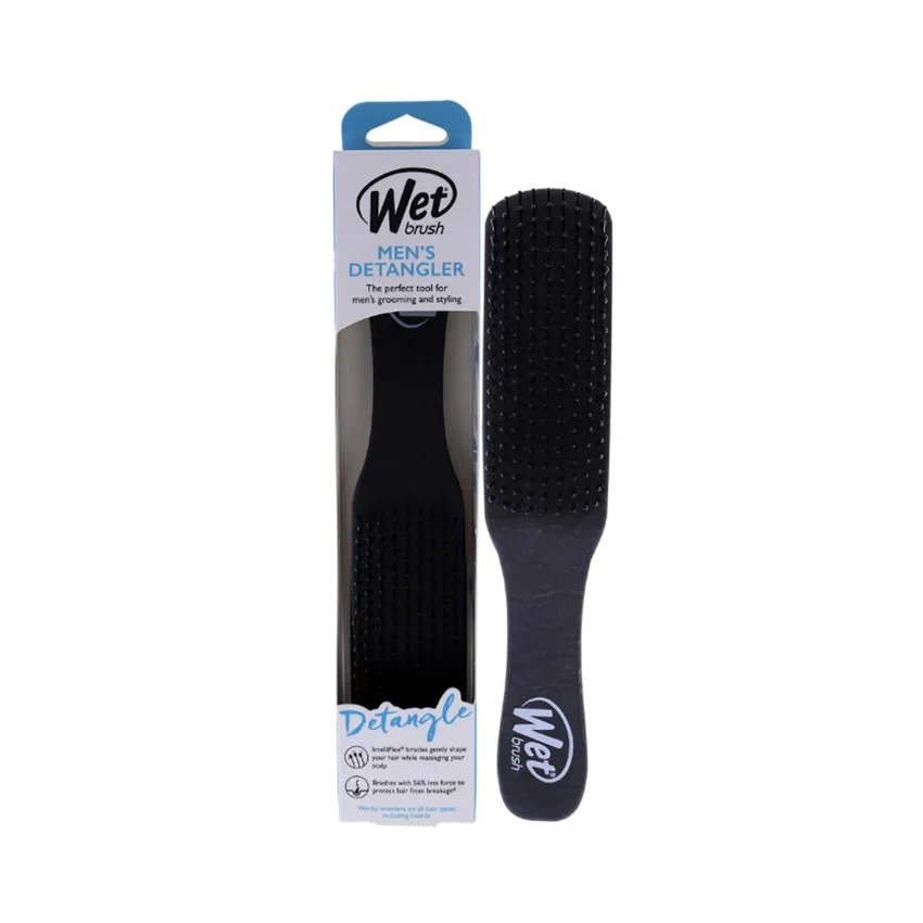 ويت برش Wet Brush – عن المنتج فرشاة فك التشابك للرجال: فرشاة Men’s Detangler هي الأداة المثالية للعناية بتصفيف شعر الرجال