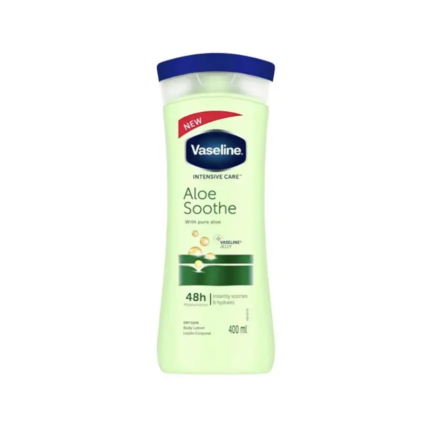 كريم يدين لوشن فازلين Vaseline للعناية المركزة بالصبار المهدئ للجسم 400 مل