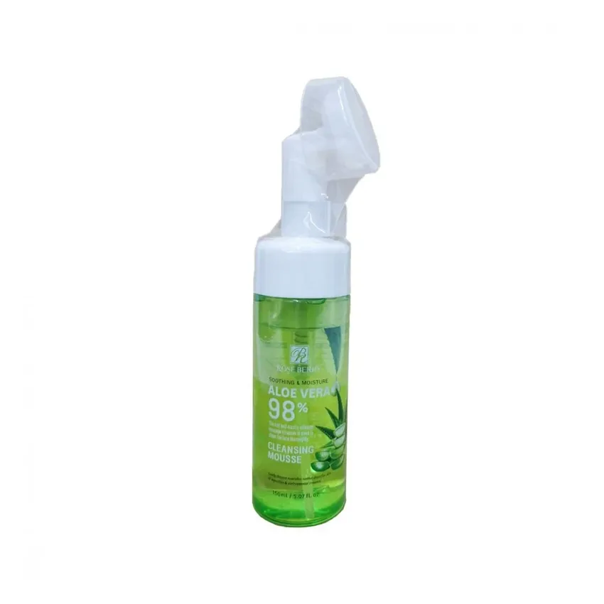 موس تنظيف الوجه روز بيري Rose Berry – موس التنظيف بخلاصة الصبار وزهرة التوت الوردي – 150 مل