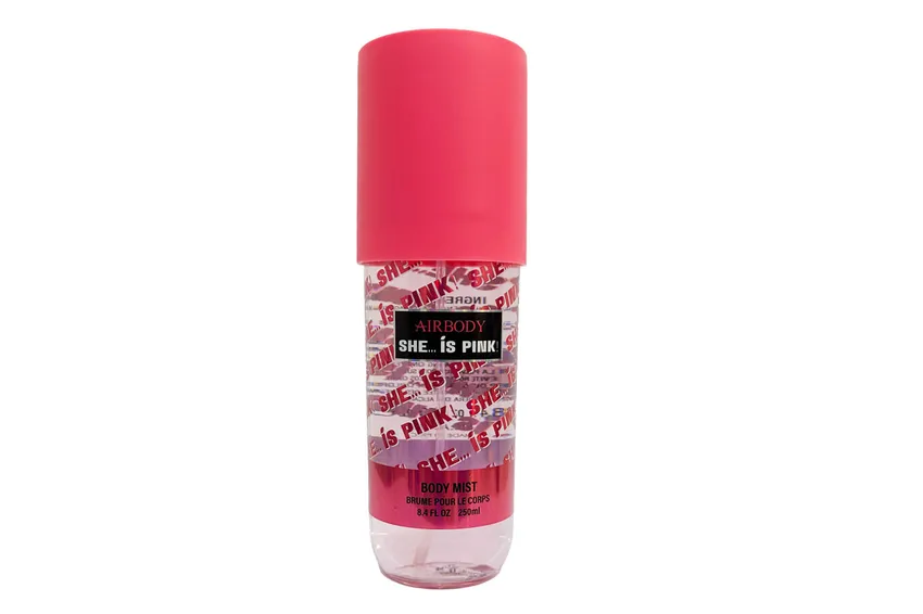 بخاخ جسم معطر روزبيري Roseberry – آير بودي بودي سبلاش «شي إز بينك» – 250 مل