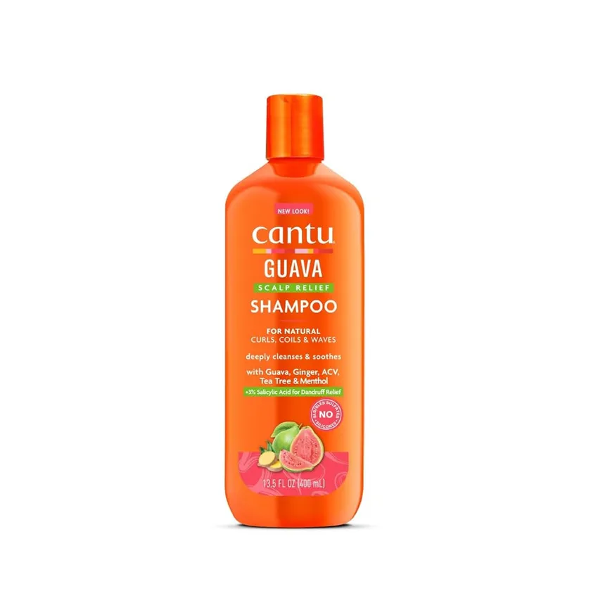 شامبو كانتو Cantu جوافة لتخفيف فروة الرأس 13.5 أونصة (400 مل)