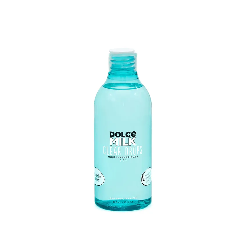مزيل مكياج دولسي ميلك Dolce Milk – ماء ميسيلار دولتشي ميلك كلير دروبس 200 مل