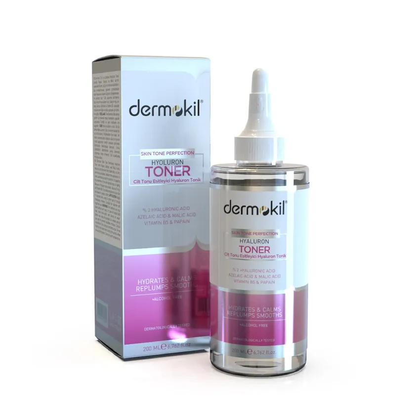 تونر وجه ديرموكيل dermokil هَيولورون تونر – 200 مل