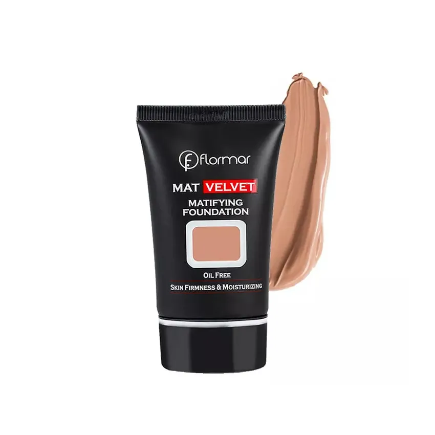 كريم أساس فلورمار Flormar مات فيلفيت فاونديشن ساند V206 – 30 مل