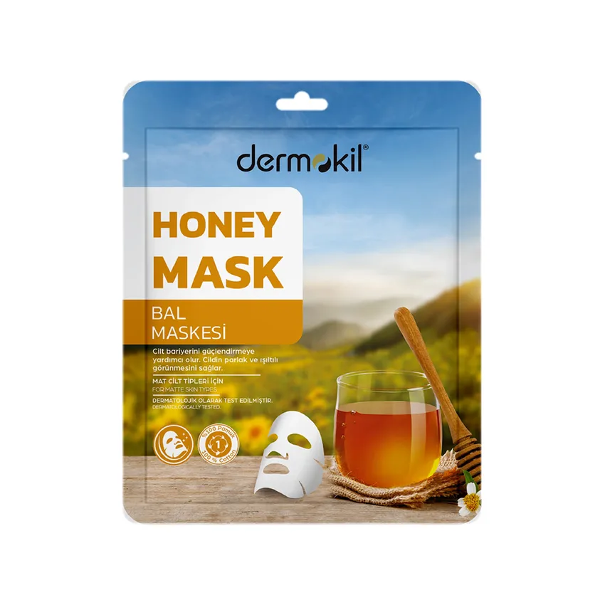 ماسك وجه قناع ديرموكيل Dermokil بالعسل – 25 مل