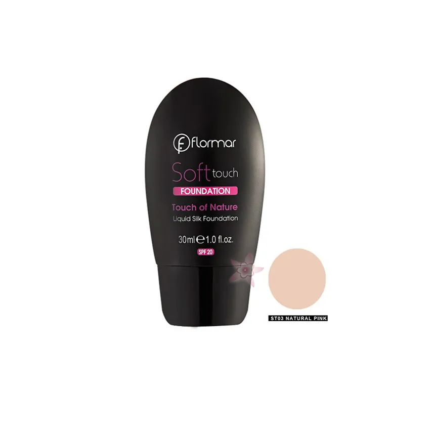 فلورمار Flormar كريم أساس سوفت تاتش ST03 ناتشورال بينك – 30 مل