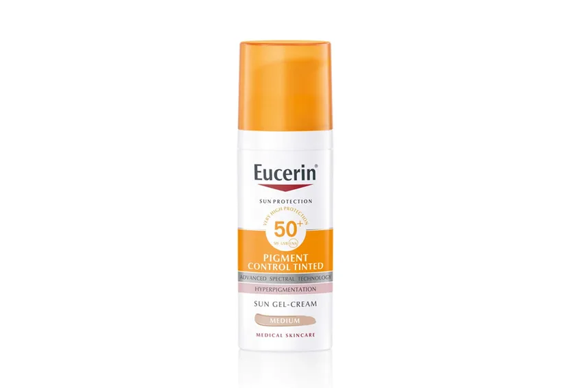 يوسرين Eucerin – يوسيرين واقي شمس ملون للتحكم بالبقع – درجة متوسطة 50 مل