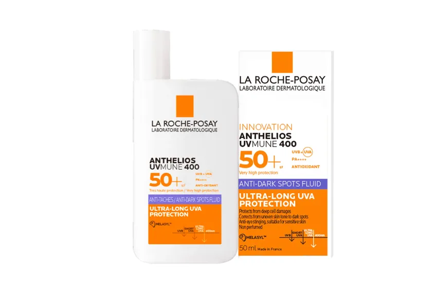 واقي شمس لاروش بوزيه la roche posay أنثيليوس UVMune 400 +SPF50 ضد البقع الداكنة – 50 مل