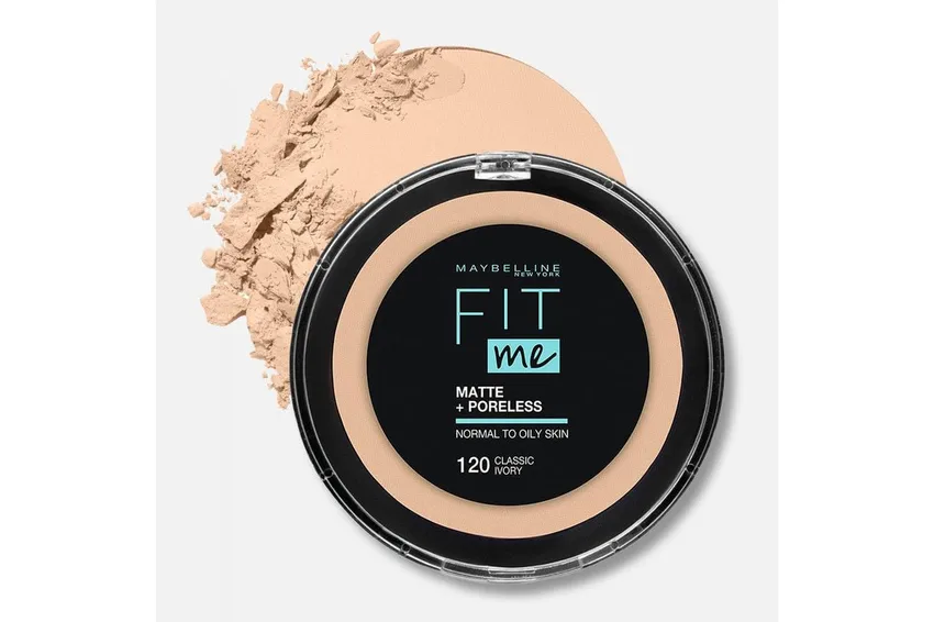 ميبيلين Maybelline – مايبلين فيت مي بودرة مضغوطة مات + خافي للمسام – 120 كلاسيك آيفوري – 12 جم