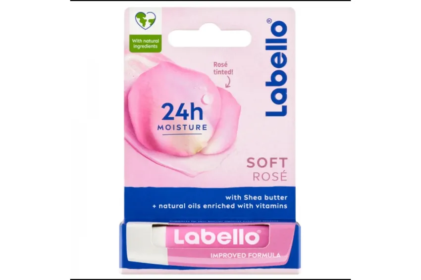 مرطب شفاه بالم الشفاه لابيلو Labello سوفت روزي 24 ساعة – 4.8 غرام