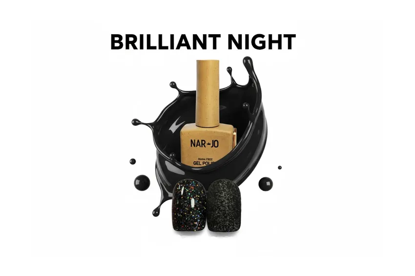 نارجو NarJo – طلاء أظافر جل – BRILLIANT NIGHT: سحر النجوم المتلألئة