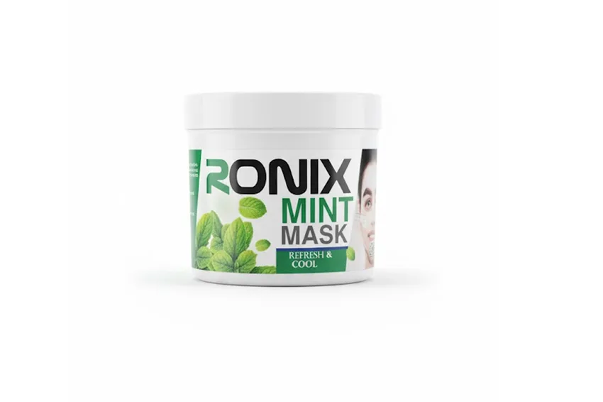 ماسك وجه قناع وجه رونيكس Ronix بالنعناع – منعش ومرطب 180 جم