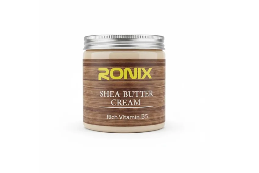 كريم زبدة الشيا للجسم كريم رونيكس Ronix بزبدة الشيا الغني بفيتامين B5 – 500 مل