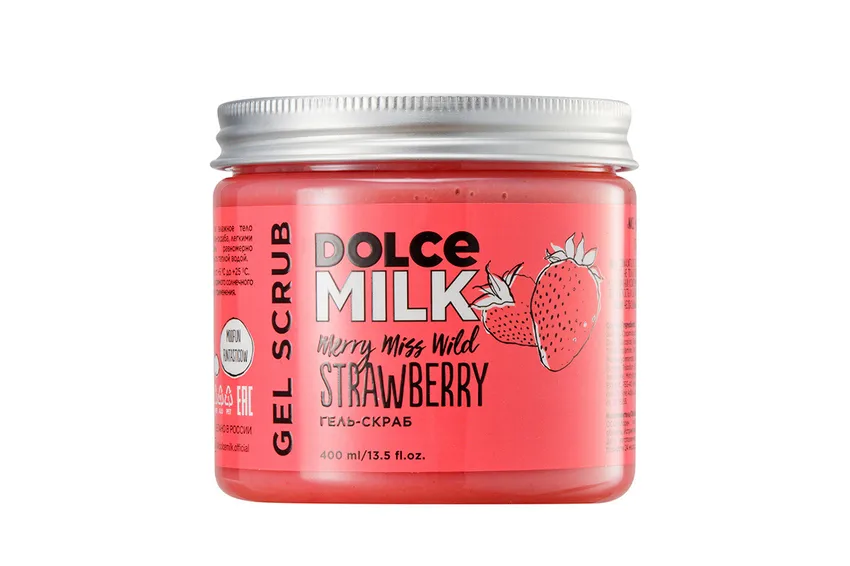 مقشر دولسي ميلك Dolce Milk – دولتشي ميلك مقشّر جل بالفراولة – 400 مل