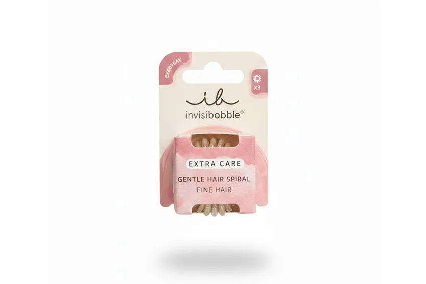 ربطة شعر إنفيسيبوبل Invisibobble – حلقات الشعر EXTRA CARE – عبوة 3 قطع