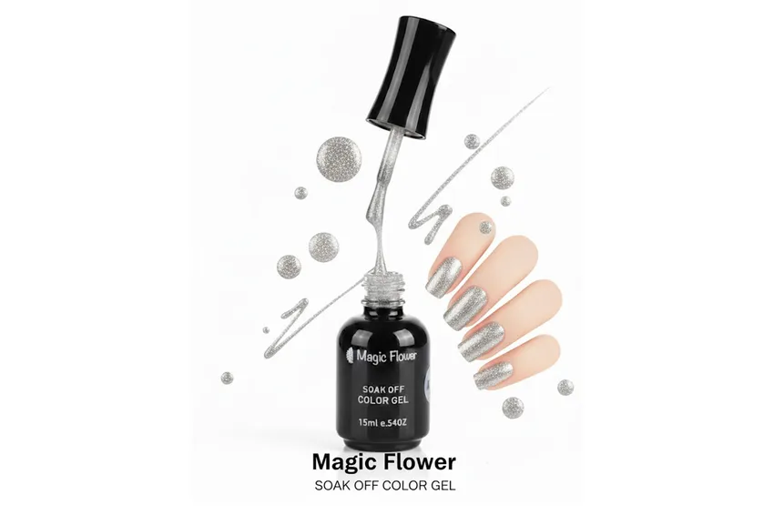مزيل جل أظافر جل طلاء الأظافر ماجيك فلاور Magic Flower – قابل للإزالة بالنقع A1402