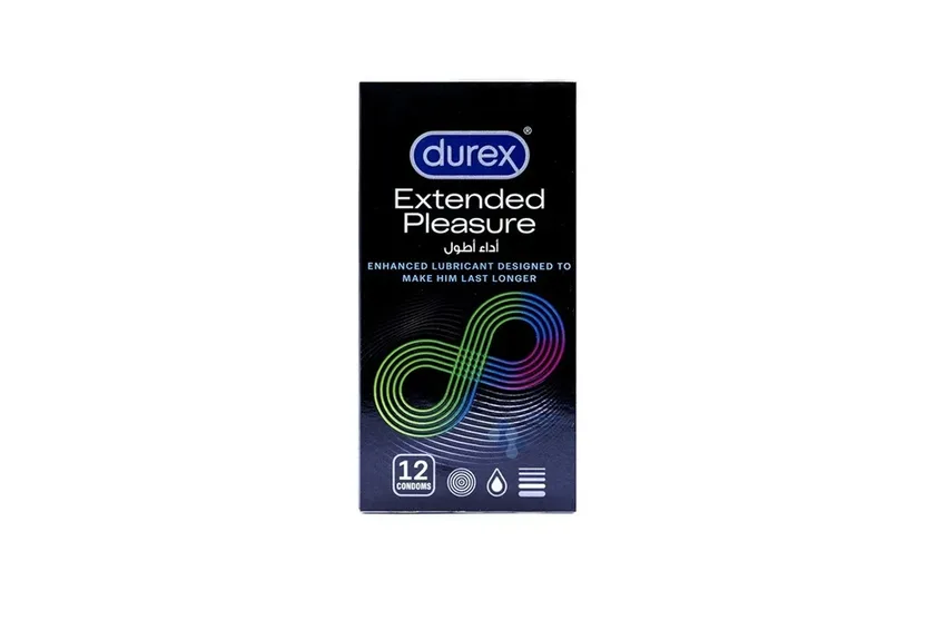 ديوركس Durex – واقي ذكري – Extended Pleasure، 12 قطعة