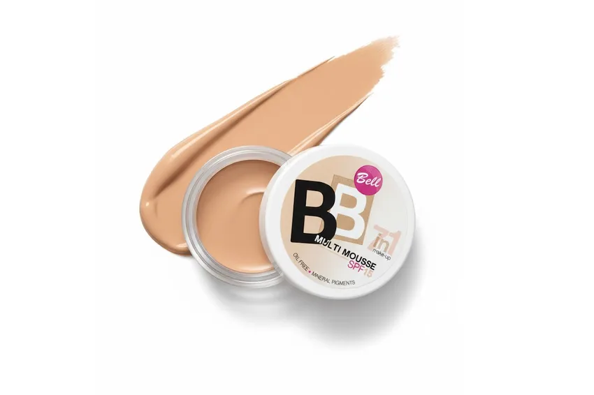 كريم أساس بيل Bell بي بي موس متعدد الوظائف 7 في 1 بعامل حماية SPF 15 – 04 عاجي (Ivory)