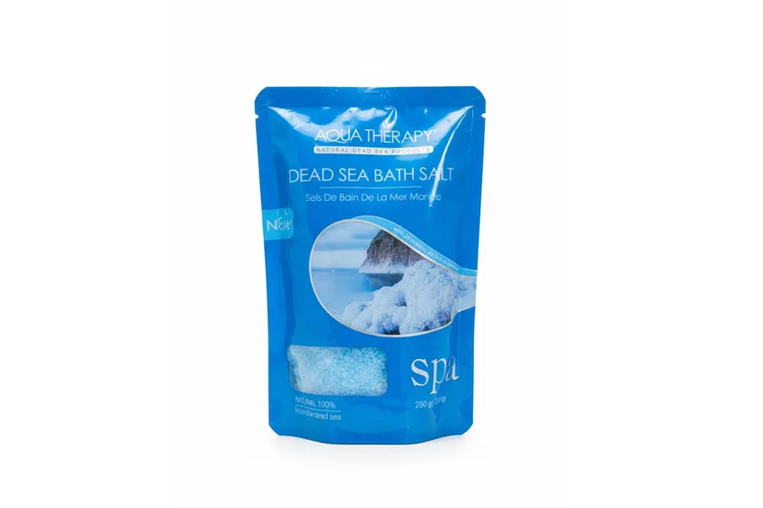 أملاح استحمام أكوا ثيرابي Aqua Therapy – ملح استحمام من البحر الميت – أزرق – 250 جم