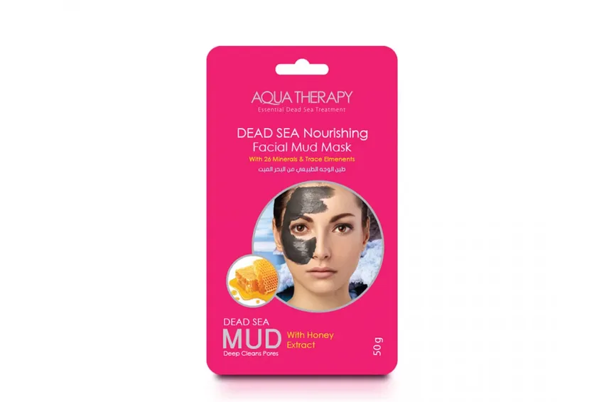 ماسك وجه قناع الوجه بطين البحر الميت مع مستخلص العسل من أكوا ثيرابي Aqua Therapy – 50 جم