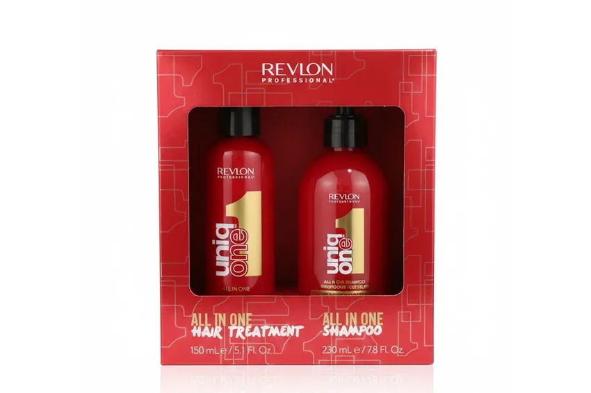 مجموعة عناية بالشعر ريفلون Revlon علاج الشعر الكل في واحد 150 مل + شامبو كل في واحد 230 مل