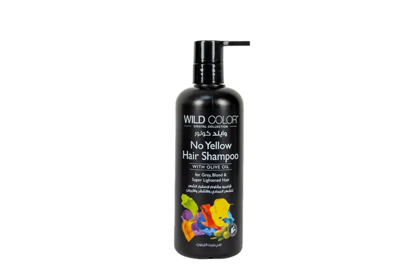شامبو وايلد كولور Wild Color No Yellow بزيت الزيتون – 500 مل