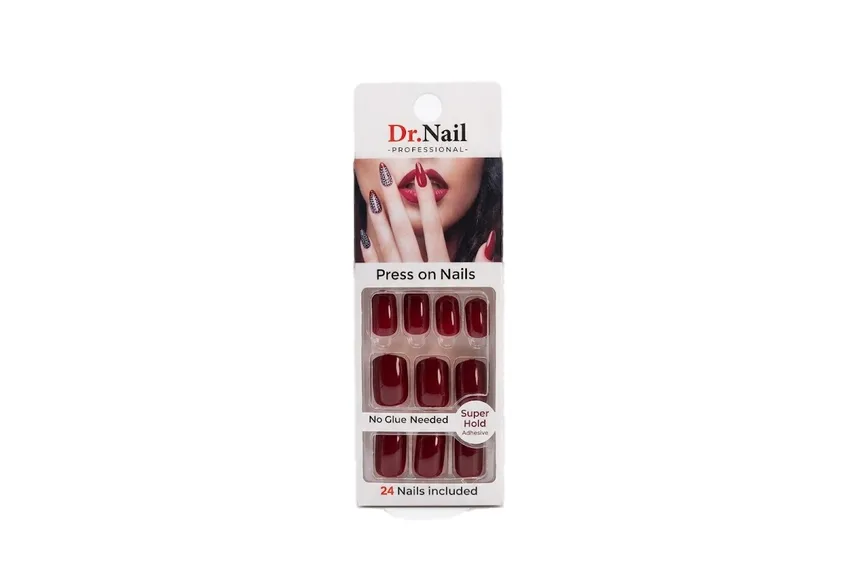 أظافر جاهزة للتركيب دكتور نيل Dr. Nail بدون صمغ YS26 - 24 قطعة