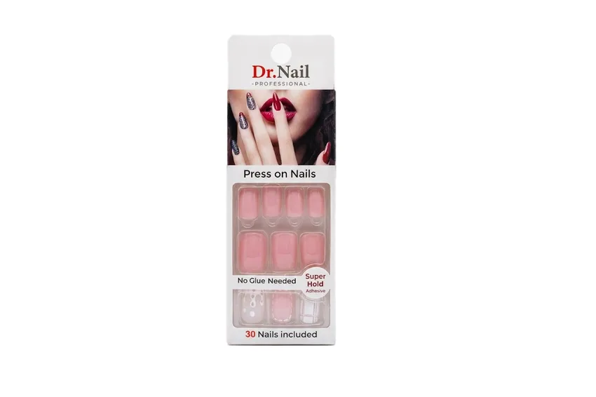 أظافر جاهزة للتركيب دكتور نيل Dr. Nail بدون صمغ ZH333 - 24 قطعة