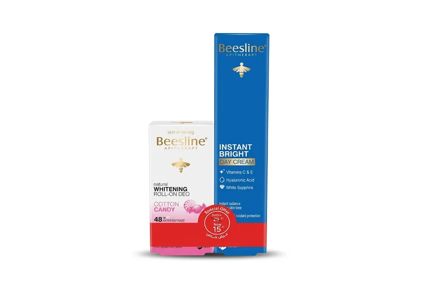 مجموعة منتجات مجموعة بيزلين Beesline أبيثيرابي لتفتيح البشرة (كريم نهاري + مزيل عرق رول أون)