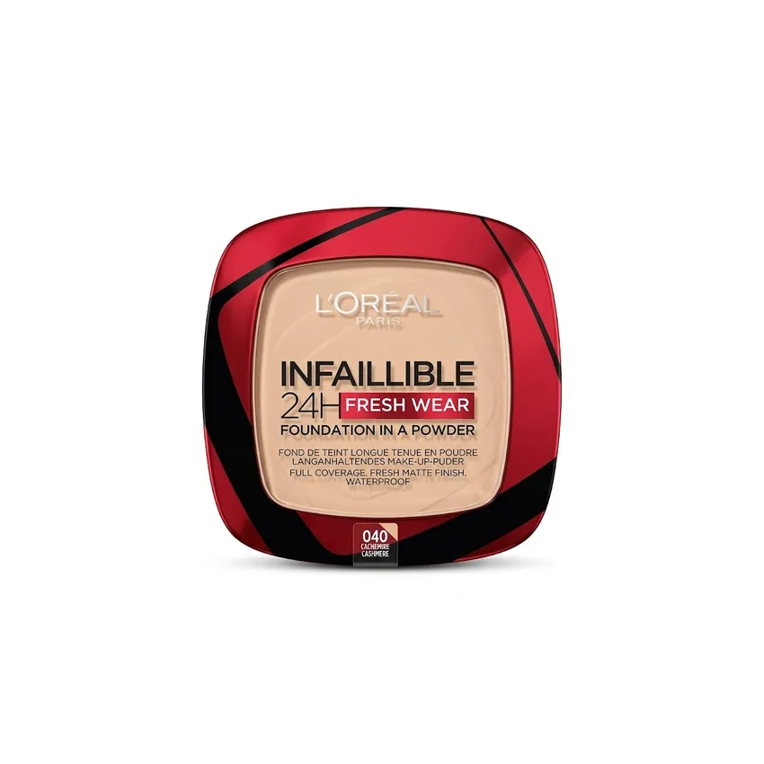 كريم أساس بودرة لوريال باريس L'Oréal Paris إنفاليبل درجة 040