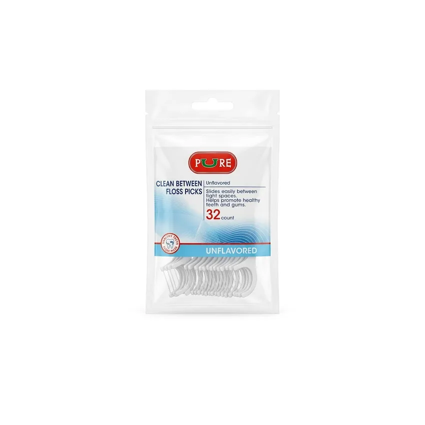 أعواد خيط أسنان بيور PURE كلين بينتوين فلوس بيكس – 32