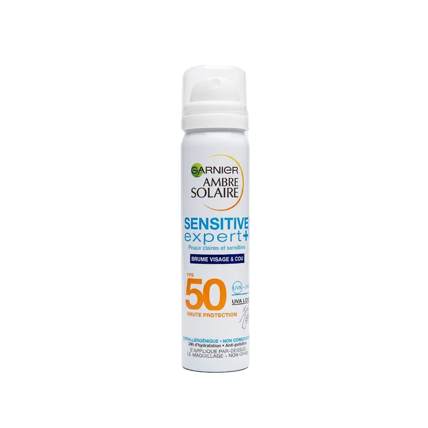 بخاخ واقي شمس للوجه غارنييه Garnier أمبر سولير SPF 50